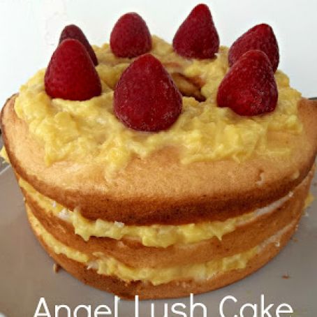 EASY ANGEL LUSH CAKE