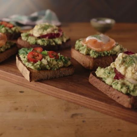 Avocado Toast Three Ways
