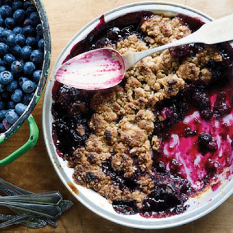 Blueberry Crumble