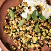 Roasted Zucchini with Ricotta and Mint