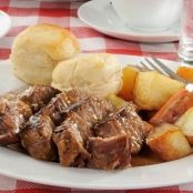 Dilled Pot Roast with Mushroom Sauce