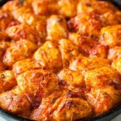 Skillet Pizza Monkey Bread