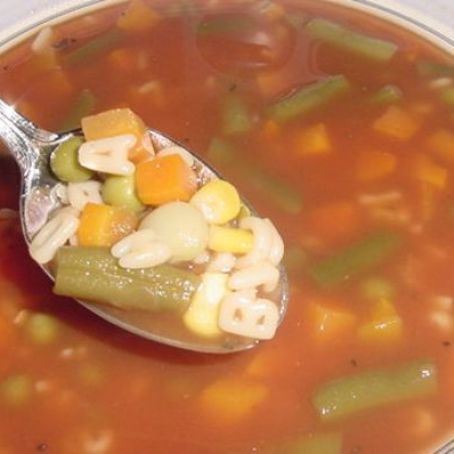 Campbell's Abc's Vegetarian Vegetable Soup