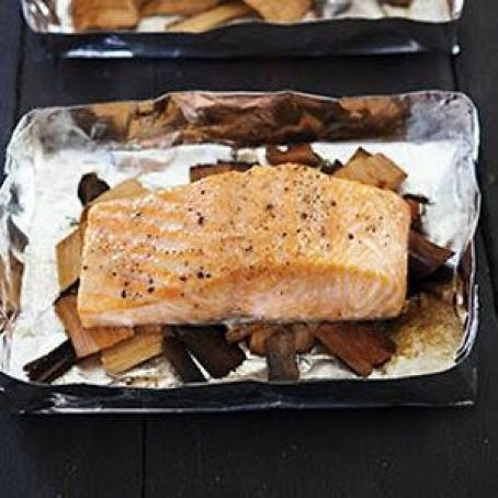 Wood-Grilled Salmon