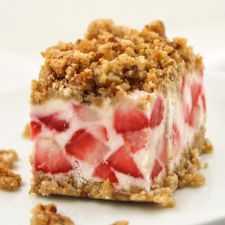 Frozen Strawberries and Cream Desserts 