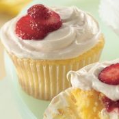 Strawberry-Cream Cheese Cupcakes