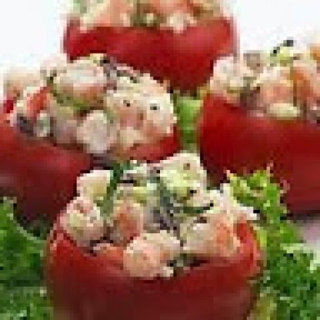 Shrimp Salad-Stuffed Tomatoes