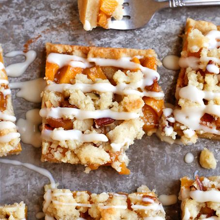 PALEO PEACH PIE CRUMB BARS