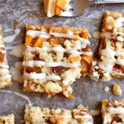 PALEO PEACH PIE CRUMB BARS