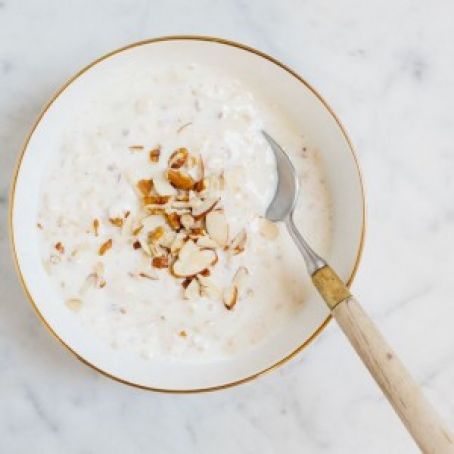 Kefir, Oats, Nuts, and Maple Breakfast Ja