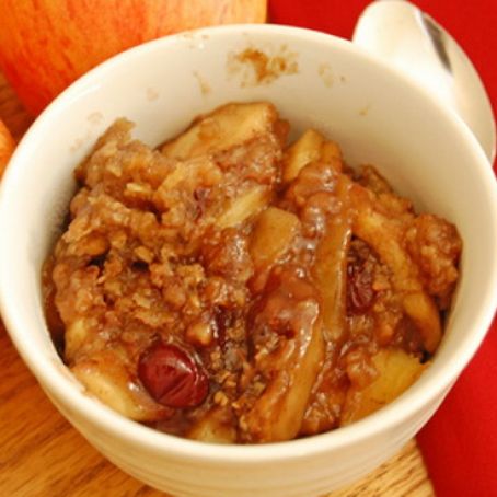 Apple Crisp in the Slow Cooker
