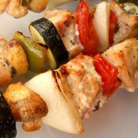 Chicken Kabobs Mexicana