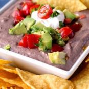 Easy Game-Day Black Bean Hummus