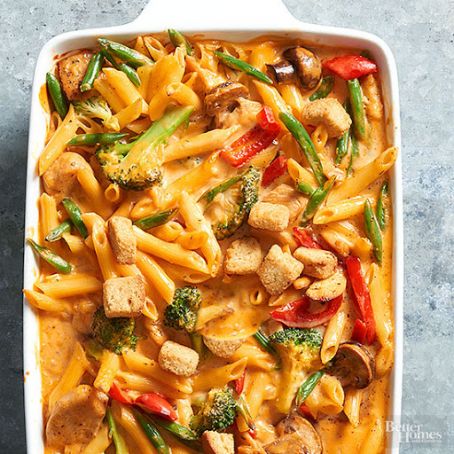 Chicken-Vegetable Mac and Cheese