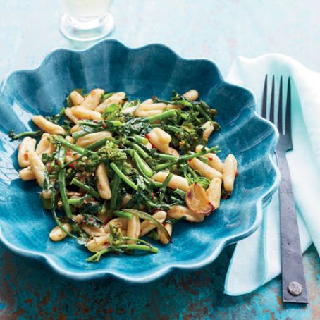 Cavatelli with Roasted Broccoli Rabe & Harissa