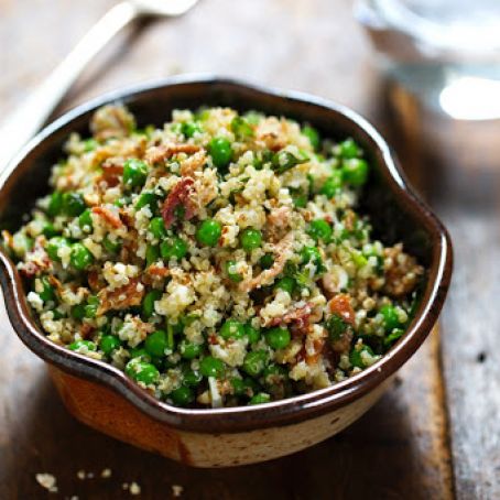 Spring Quinoa Salad with Honey Lemon Vinaigrette