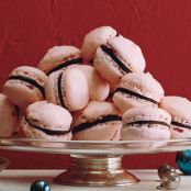 Raspberry Chocolate French Macaroons