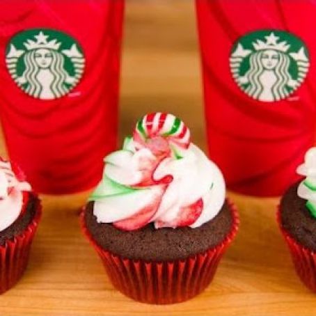 Starbucks Peppermint Mocha Cupcakes