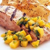 Salmon - Tandoori  With Mango Mint Relish