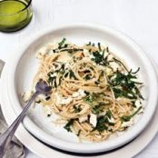 Spaghetti with Basil and Parsley