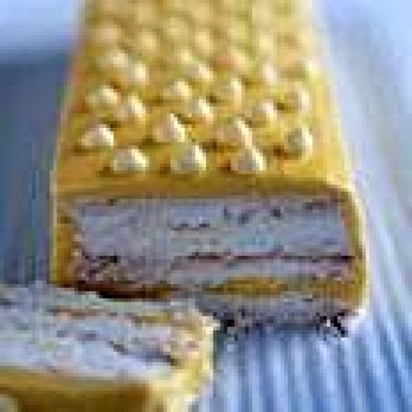 Frozen Passion Fruit Meringue Cake