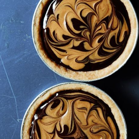 Swirls and Chocolate Peanut Butter Tarts