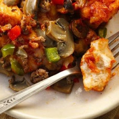 Biscuit Taco Casserole