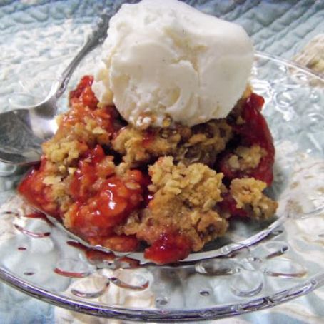 Cherry Oatmeal Crisp