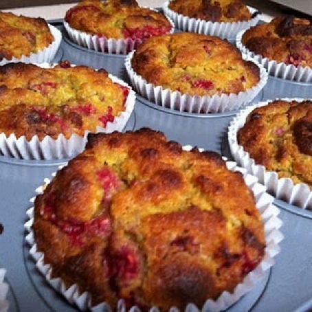 Coconut Raspberry Muffins