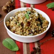 Mushroom and Green Onion Orzo with Bechamel Sauce