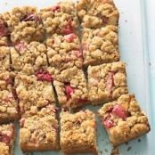 Rhubarb Crumb Bars