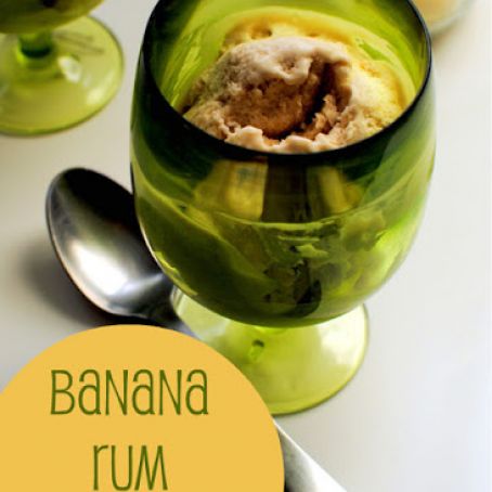 Banana Rum Raisin Ice Cream