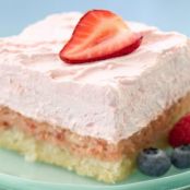 Strawberry Cream Dessert Squares