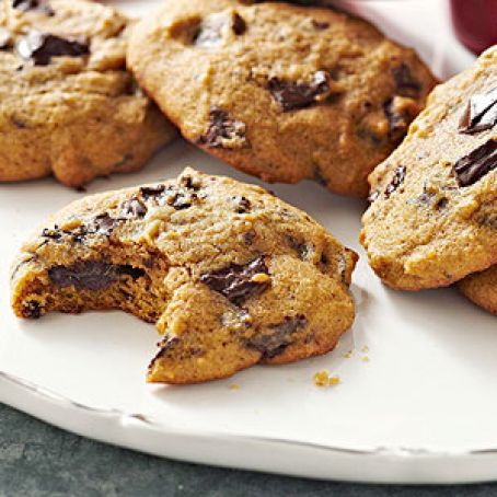 Pumpkin-Chocolate Chunk Cookies