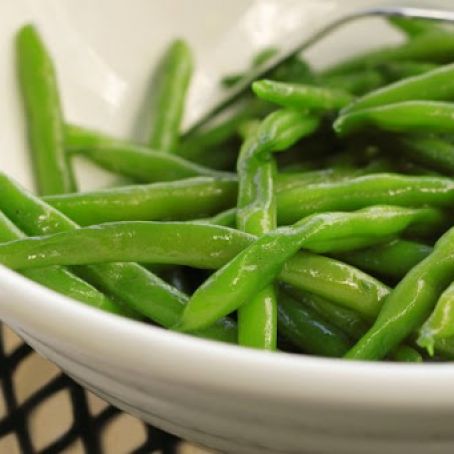 Haricots Verts with Herb Butter