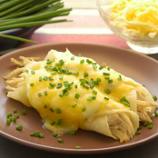 Creamy Chicken and Chese Enchiladas GF