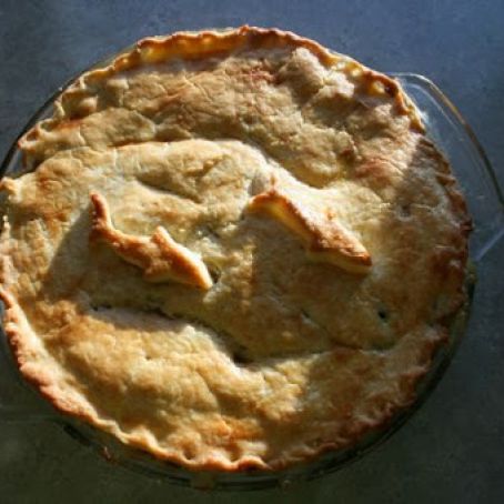 SMOKED SALMON, SPINACH, AND CAPER POT PIE