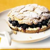 Blackberry and Cream Shortcake