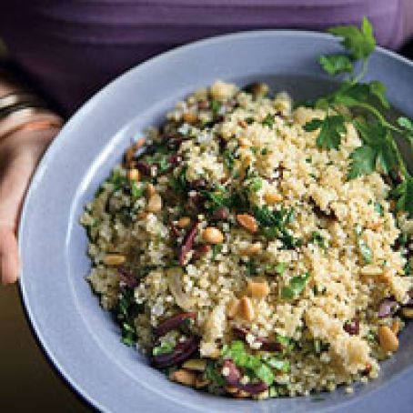 Quinoa with Herbs and Mixed Olives