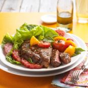 Ribeyes with Garden Tomatoes