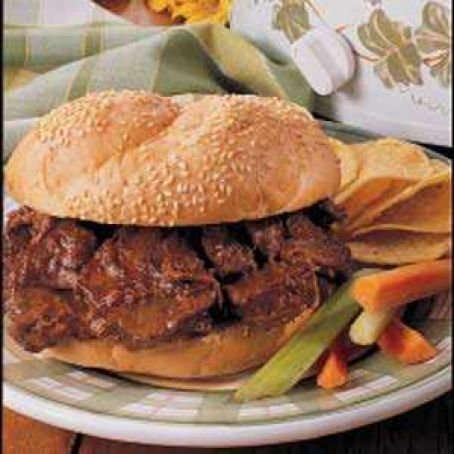Slow Cooker Barbecue Beef