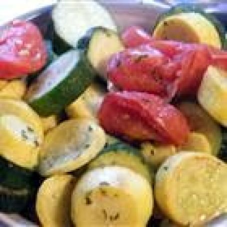 No Mess Squash on the Barbeque