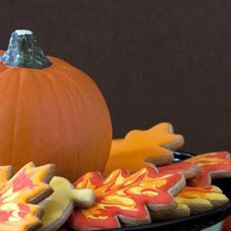 Windswept Leaf Cookies
