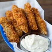 Fried Pickles with Spicy Mayo