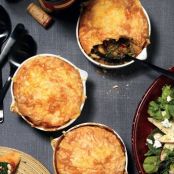 Mushroom and Lentil Pot Pies