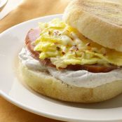 Southwestern Cheesy Ham and Egg Sandwich