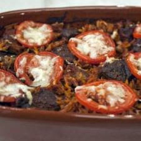 Lamb Baked with Orzo