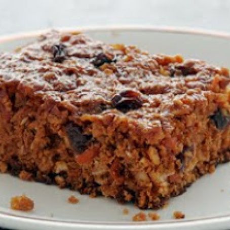 Carrot Cake Chewy Oatmeal Bars