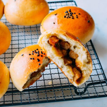 Vegan Char Siu Bao (baked humbow)