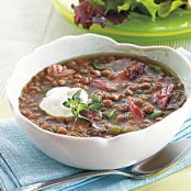 Smoked Turkey-Lentil Soup